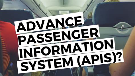 Advance Passenger Information .